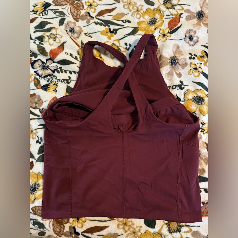 Burgundy Fitness top, only worn a handful of times